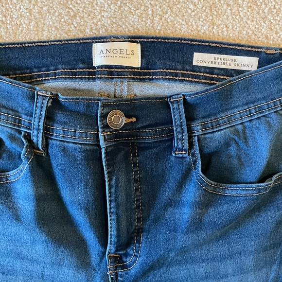 Angels Everluxe Convertible Skinny Jeans, Size 8 - Picture 5 of 7